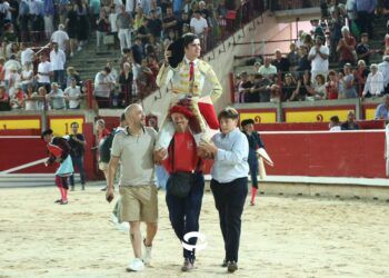 VÍDEO | Mario Vilau triunfa en Pamplona, y abre la Puerta Grande en la novillada inaugural