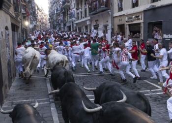 Jandilla pone el broche final a los Sanfermines 2026 con un encierro muy peligroso que deja dos corneados en Pamplona