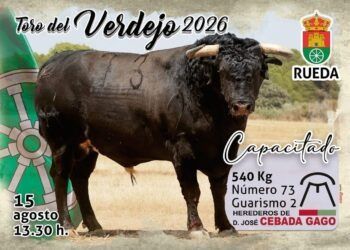 Rueda presenta al Toro del Verdejo 2026: “Capacitado”, de la ganadería de Cebada Gago
