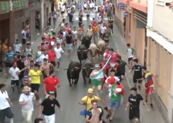 VÍDEO | Así fue el encierro de Les Penyes en Festes en La Vall d’Uixó con reses de “El Gallo”