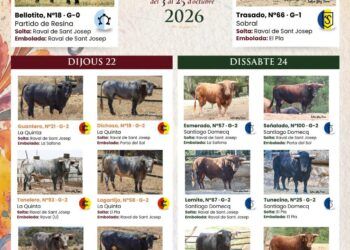 Onda presenta esta tarde el cartel de la Fira d’Onda 2026: Partido de Resina, Sobral, La Quinta, Santiago Domecq…