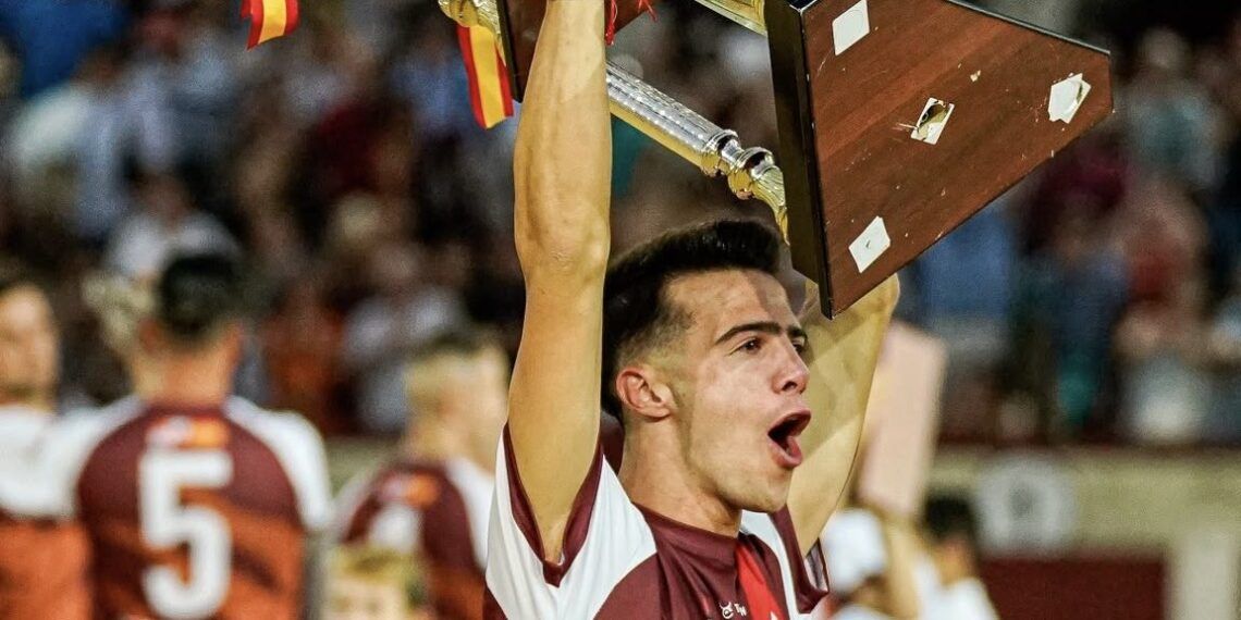 Alejandro Muñoz, campeón del Campeonato Mundial de Cortes en la plaza de toros de Valladolid